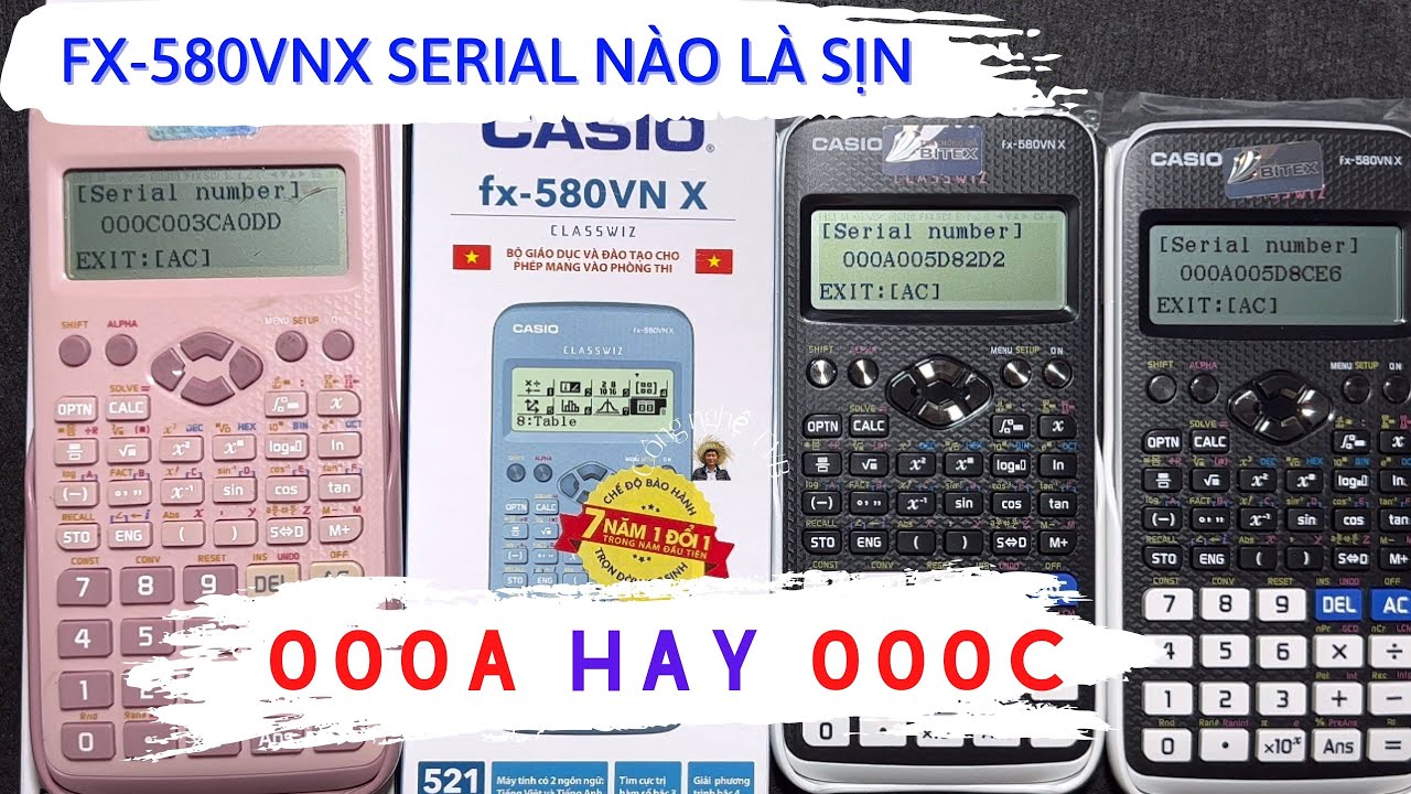 Làm thế nào để xem số serial của máy tính Casio? | AI Hay - Hỏi ngay ...