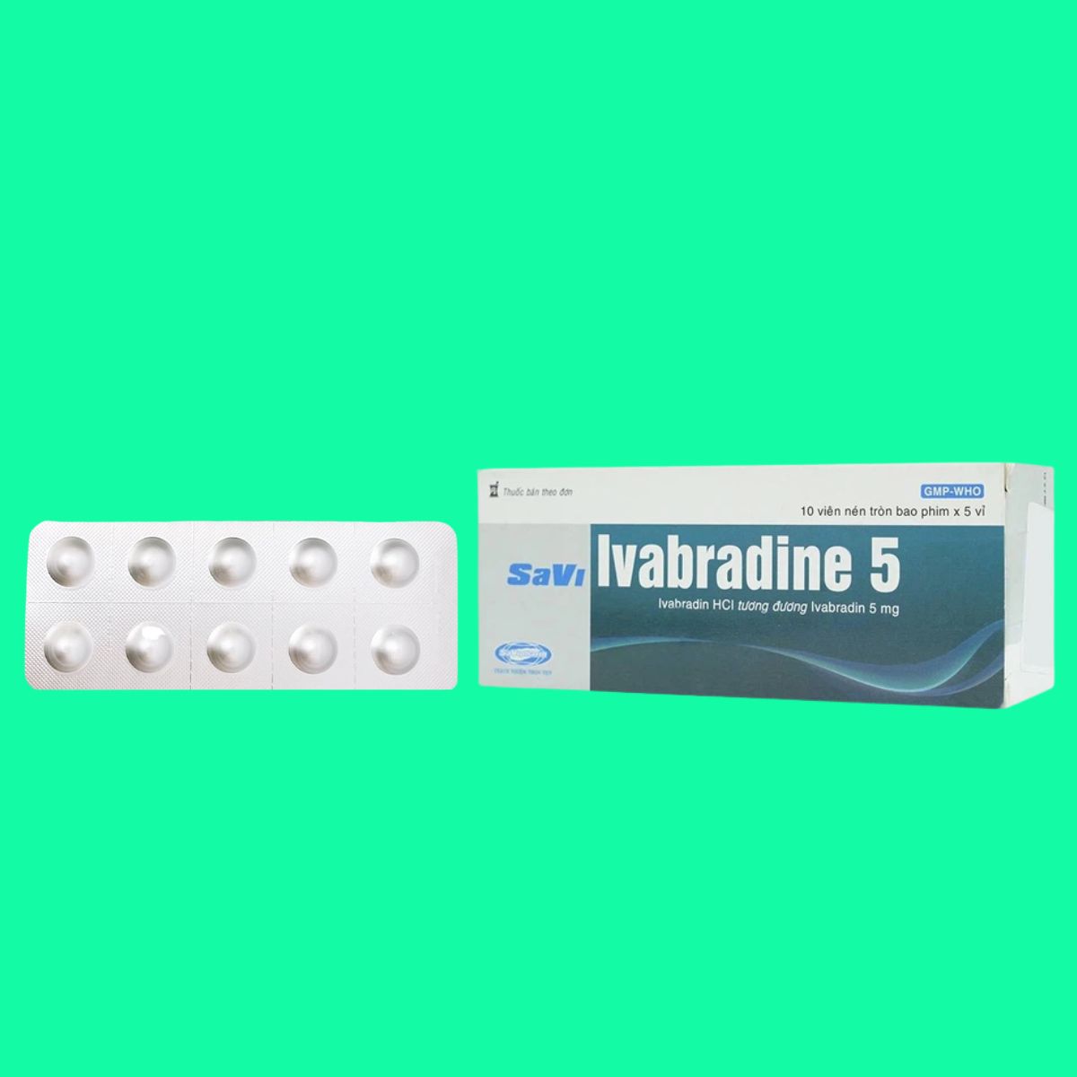 ANVO-ivabradin 2,5 mg: Thuốc điều hòa nhịp tim cho bệnh nhân đau thắt ...