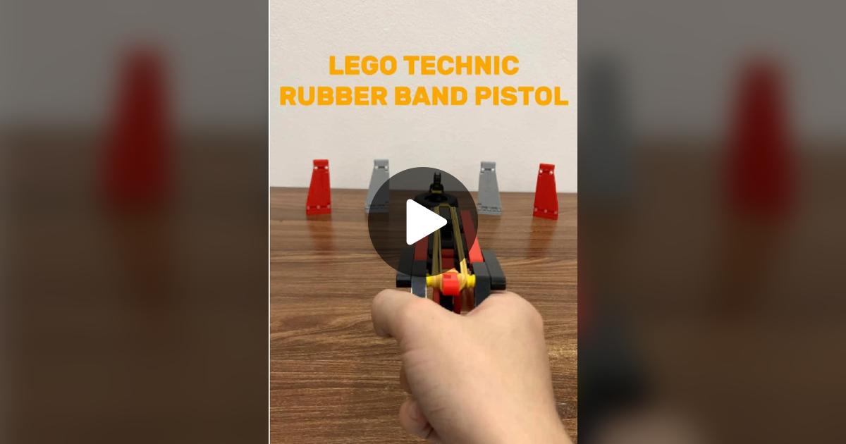 cách làm súng từ Lego Technic súng Lego bắn thun liên thanh | AI Hay ...